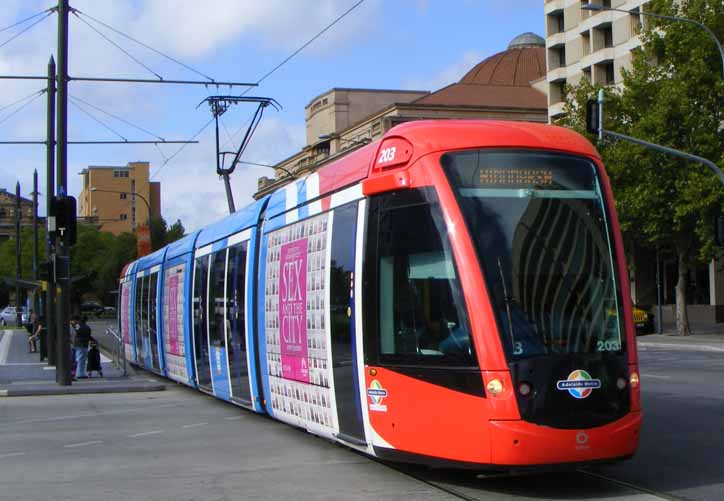 Adelaide Metro Citadis 203 tram